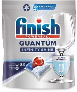 Finish Quantum Infinity Shine Vaatwastabletten - 83 Capsules