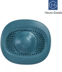 Heuts Goods - Gootsteenzeef - Gootsteenstop - Afvoerzeef - Afvoerstop - Spoelbal - Bad - Douchebak - Keuken - Wasbak - Badkuip - Siliconen - Donkerblauw -Afwasgereedschap Winkel 1028x1200