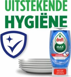 8x Dreft Max Power Afwasmiddel Extra Hygiëne 370 Ml -Afwasgereedschap Winkel 1104x1200
