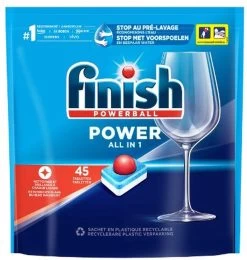 Finish Power All In 1 Regular Vaatwastabletten - 45 Stuks