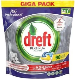 Dreft Platinum - All In One Lemon - 3 X 90 (270) Stuks - Vaatwastabletten - Voordeelverpakking -Afwasgereedschap Winkel 1145x1200