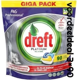 Dreft Platinum - All In One Lemon Voordeeldeal 270 Vaatwastabletten / Jaardoos / Megadeal / Voordeeldoos -Afwasgereedschap Winkel 1147x1200