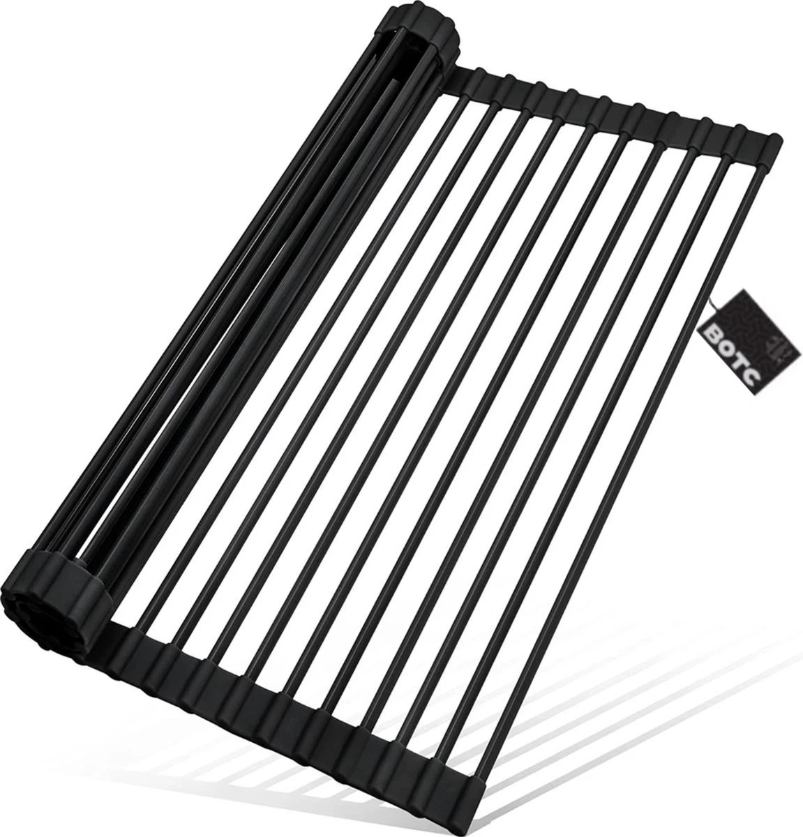 BOTC Afdruiprek - Verstelbaar - Afdruipmat Voor Afwas - Pannenonderzetter - Opvouwbaar 3 BOTC Afdruiprek - Verstelbaar - Afdruipmat Voor Afwas - Pannenonderzetter - Opvouwbaar