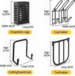 TammaT - Afdruiprek Met Lekbak 2 Laags – Inklapbaar - Afwasrek – Met 2 Lekbakken – Extra Accessories Voor Servies En Snijplanken - RVS - 38x35x26,5cm -Afwasgereedschap Winkel 1174x1200 1