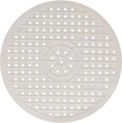 Merkloos Gootsteenmat Rond - 31cm - Beschermt De Gootsteen En Het Servies Tegen Krassen En Beschadigingen.