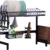Afdruiprek Voor Boven Gootsteen - Keukenhulp - Keukenrek - Industriële Look - Bordenrek 2 Afdruiprek Voor Boven Gootsteen - Keukenhulp - Keukenrek - Industriële Look - Bordenrek -Afwasgereedschap Winkel 1200x1096