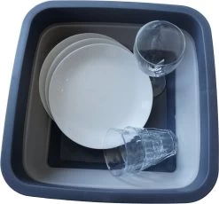 YUGN BLACK Opvouwbare Afwasteil 9 Liter - Afwasbak Teil Wasteil - Afwasbak Vierkant - Afwasteil Opvouwbaar - Ruimtebesparend - Cadeau Tip -Afwasgereedschap Winkel 1200x1116 3