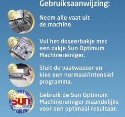SUN® 12x Sun Machinereiniger 3 Stuks -Afwasgereedschap Winkel 1200x1123