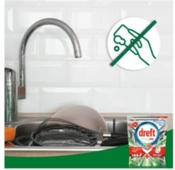 Dreft Platinum Plus All In One - Vaatwastabletten - Voordeelverpakking 5 X 16 Stuks -Afwasgereedschap Winkel 1200x1168