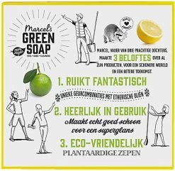 Marcel's Green Soap Vaatwastabletten Grapefruit & Limoen - 25 Stuks -Afwasgereedschap Winkel 1200x1169 3