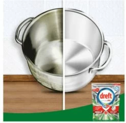 Dreft Platinum Plus All In One Deep Clean - Vaatwastabletten - Voordeelverpakking 5 X 16 Stuks -Afwasgereedschap Winkel 1200x1173 4