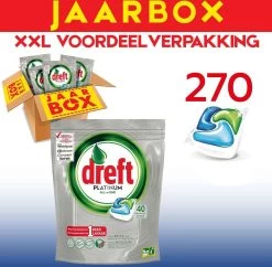 Dreft All In One Platinum - 270 Stuks - Vaatwastabletten - Jaarbox - Voordeelverpakking 8 Dreft All In One Platinum - 270 Stuks - Vaatwastabletten - Jaarbox - Voordeelverpakking -Afwasgereedschap Winkel 1200x1175 2