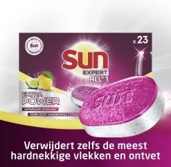 SUN® Sun All-In-1 Extra Power Lemon Vaatwastabletten - 6 X 23 Tabletten - Voordeelverpakking -Afwasgereedschap Winkel 1200x1176 3