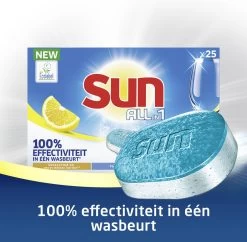 SUN® Sun All-In-1 Citroen Vaatwastabletten - 7 X 24 Tabletten - Voordeelverpakking -Afwasgereedschap Winkel 1200x1176 4