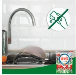 Dreft Platinum Plus All In One - Vaatwastabletten - Citroen - Voordeelverpakking 5 X 16 Stuks -Afwasgereedschap Winkel 1200x1177 1