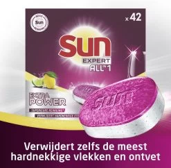SUN® Sun Expert All-in 1 Extra Power Citroen Vaatwastabletten -Afwasgereedschap Winkel 1200x1177 2