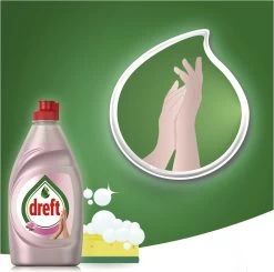 Dreft Clean & Care Rose & Satin Afwasmiddel - 8x780ml - Voordeelverpakking -Afwasgereedschap Winkel 1200x1188