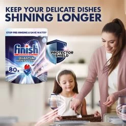 Finish Quantum Ultimate Infinity Shine Vaatwastabletten - 80 Capsules -Afwasgereedschap Winkel 1200x1200 119