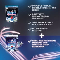 Finish Quantum Ultimate Infinity Shine Vaatwastabletten - 80 Capsules -Afwasgereedschap Winkel 1200x1200 121