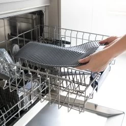 Navaris Siliconen Droogmat Met Afvoer - Aanrecht Droogmat Voor Afwas, Borden, Bestek, Glazen - Grijs -Afwasgereedschap Winkel 1200x1200 312