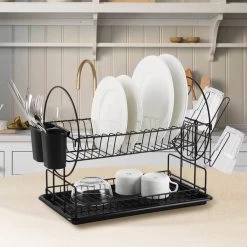 Maestro - Afdruiprek 2 Bestekrekken Wateropvangbak - 50cm -Afwasgereedschap Winkel 1200x1200 346