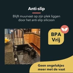 HYP. Afdruiprek Voor Afwas RVS - Pannen Rooster Hittebestendig - Afdruiprooster - Pannenonderzetter - Afkoelrooster - Camping - Rolmat -Afwasgereedschap Winkel 1200x1200 378