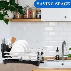 Doogo® Afdruiprek Met Bestekkorf En Lekbak Voor Keukenborden En Bestek Afdruiprek Met Draaibare Uitloop 15 Doogo® Afdruiprek Met Bestekkorf En Lekbak Voor Keukenborden En Bestek Afdruiprek Met Draaibare Uitloop -Afwasgereedschap Winkel 1200x1200 406