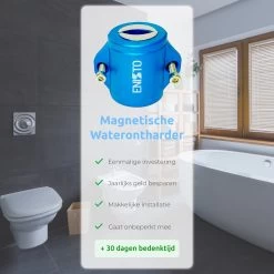 ENISTO® Magnetische Waterontharder Small – Waterontharder Magneet – Douchefilter – Waterontkalker – Waterverzachter – Antikalk – Blauw – RVS -Afwasgereedschap Winkel 1200x1200 436