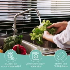 Jooba Magnetische Waterontharder - 1+1 GRATIS - Waterontharder Magneet - Waterontharder Waterleiding - Ontkalker - 4000 Silvertech - Waterontkalker - Antikalk Magneet - Kalkaanslag -Afwasgereedschap Winkel 1200x1200 477