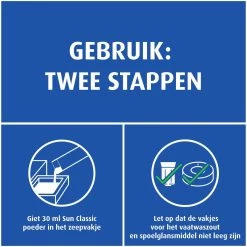 SUN® Sun Classic Normaal Vaatwaspoeder - 6 X 80 Wasbeurten - Voordeelverpakking -Afwasgereedschap Winkel 1200x1200 89