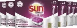 SUN® Sun Expert All-in 1 Vaatwastabletten - Extra Power - 6 X 23 Tabletten 10 SUN® Sun Expert All-in 1 Vaatwastabletten - Extra Power - 6 X 23 Tabletten -Afwasgereedschap Winkel 1200x435