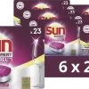 SUN® Sun All-In-1 Extra Power Lemon Vaatwastabletten - 6 X 23 Tabletten - Voordeelverpakking -Afwasgereedschap Winkel 1200x549