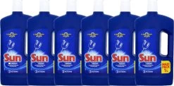 SUN® Sun Vaatwas Spoelglans - 6 X 1 L - Voordeelverpakking -Afwasgereedschap Winkel 1200x593