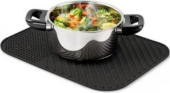 Merkloos Afdruipmat Met GRATIS Afwasborstel - Droogmat - Afdruipmat Siliconen - BPA Vrij - Afdruipmat Voor Afwas - Zwart -Afwasgereedschap Winkel 1200x655