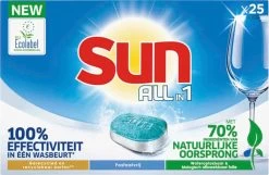 SUN® Sun All-in-1 Normaal Vaatwastabletten - 7 X 25 Tabletten - Voordeelverpakking 23 SUN® Sun All-in-1 Normaal Vaatwastabletten - 7 X 25 Tabletten - Voordeelverpakking -Afwasgereedschap Winkel 1200x784