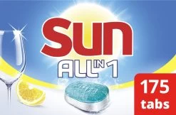 SUN® Sun All-In-1 Citroen Vaatwastabletten - 7 X 24 Tabletten - Voordeelverpakking -Afwasgereedschap Winkel 1200x786 2