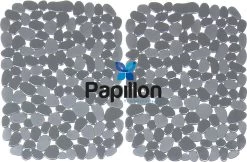 Merkloos Gootsteenmat - 40x30 Cm - Papillon Kiezels Grijs -Afwasgereedschap Winkel 1200x787 1