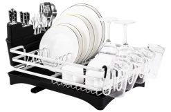 Doogo® Afdruiprek Met Bestekkorf En Lekbak Voor Keukenborden En Bestek Afdruiprek Met Draaibare Uitloop 17 Doogo® Afdruiprek Met Bestekkorf En Lekbak Voor Keukenborden En Bestek Afdruiprek Met Draaibare Uitloop -Afwasgereedschap Winkel 1200x789 1