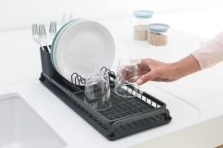 Brabantia SinkSide Afdruiprek Compact - Dark Grey -Afwasgereedschap Winkel 1200x799 14