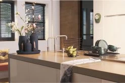 Present Time Afdruiprek - Linea Zwart Met Mat Zwarte Tray - 49x32x9,5cm -Afwasgereedschap Winkel 1200x800 9