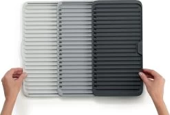 Joseph Joseph - Tier - Afdruipmat - Uitschuifbaar - Grijs -Afwasgereedschap Winkel 1200x814