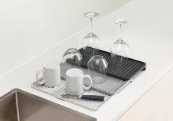 Joseph Joseph - Tier - Afdruipmat - Uitschuifbaar - Grijs -Afwasgereedschap Winkel 1200x836 2