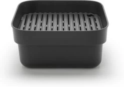 Brabantia SinkSide Afwasbak Vierkant - Met Afdruipschaal - Dark Grey -Afwasgereedschap Winkel 1200x843 1