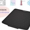 HOMYHON Afdruipmat -Afdruipmat Siliconen -Pannenonderzetter- Antislip -Hittebestendig - Aanrecht Mat -Siliconen Mat - 40 X 46 Cm - Zwart -Afwasgereedschap Winkel 1200x852 1