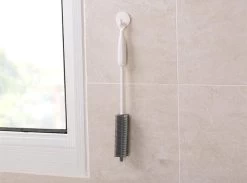 Merkloos Flessenborstel - Siliconen - Schoonmaak - Baby - Bidon - Dopper - Flessen - Reiniger - Wit - Grijs - Glazen - Borstel -Afwasgereedschap Winkel 1200x891 2