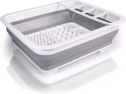 Amazy Afdruiprek Opvouwbaar & Bpa-vrij - Afdruiprek Voor Het Drogen Van Bestek, Borden, Glazen & Flessen - Afdruipmat In Grijs-wit Van Kunststof & Silicone Voor Gootsteen, Spoelbakken, Keuken 12 Amazy Afdruiprek Opvouwbaar & Bpa-vrij - Afdruiprek Voor Het Drogen Van Bestek, Borden, Glazen & Flessen - Afdruipmat In Grijs-wit Van Kunststof & Silicone Voor Gootsteen, Spoelbakken, Keuken -Afwasgereedschap Winkel 1200x900 20