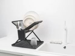 Brabantia SinkSide Afdruiprek - Inklapbaar - Compact - Dark Grey -Afwasgereedschap Winkel 1200x900 24