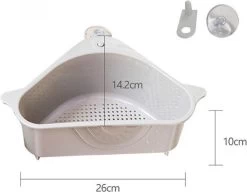 Merkloos Gootsteenorganiser Grijs - Sponshouder - Aanrecht Organiser - Vaatdoek Houder - Gootsteen Organiser - Gootsteen Bakje - Gootsteen Organiser- Gootsteenorganiser - Gootsteen Houder - Gootsteenzeef -Afwasgereedschap Winkel 1200x932