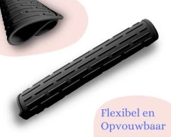 HOMYHON Afdruipmat -Afdruipmat Siliconen -Pannenonderzetter- Antislip -Hittebestendig - Aanrecht Mat -Siliconen Mat - 40 X 46 Cm - Zwart -Afwasgereedschap Winkel 1200x960