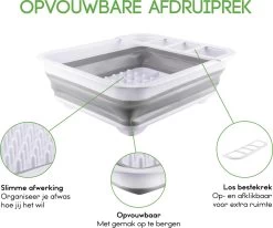 Merkloos Afdruiprek Voor Afwas - Afwasrek - Opvouwbaar - Inklapbaar - Compact - Vaatwasrek Met Bestekrekje 12 Merkloos Afdruiprek Voor Afwas - Afwasrek - Opvouwbaar - Inklapbaar - Compact - Vaatwasrek Met Bestekrekje -Afwasgereedschap Winkel 1200x999